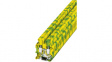 3248032 MUT 2,5-PE terminal block screw connection, 0.2...4.0 mm2 300 vac/vdc 24 a green