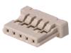 DF14-5S-1.25C, Вилка; провод-плата; "мама"; DF14; 1,25мм; PIN:5; без контактов, Hirose