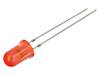 OSK5HA5A34A LED; 5мм; розовый; 220-330мкд; 30°; Поверхность: выпуклая