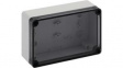 11101401 Plastic Enclosure Without Knockouts, 180 x 110 x 63 mm, Polystyrene, IP66, Grey