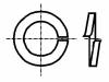 1275216, Шайба; пружинная; M6; D=11,8мм; h=1,6мм; сталь; Покрытие: цинк, BOSSARD