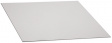 EN AW-5005 1,0X500X500MM anodized Sheet Aluminium, Anodized 500 x 500 x 1 mm