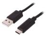 50488 Кабель; USB 2.0,USB 3.1; вилка USB A, вилка USB C; 1,2м