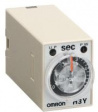 H3Y-2 AC100-120 0.5S Реле времени (Таймер) - Устmin: 0.04; ед. изм.: сек; Устmax: 0.5; ед. изм.: сек; Индикатор: механический; Вых.: 2CO