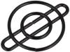 FG-025-BK, Решетка; 25x25мм; Мат-л: металл; Монтаж: винт; Цвет: черный, TQSOLUTION