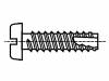 B3.5X6.5/BN1014 Винт; 3,5x6,5; Головка: цилиндрическая; прямой; сталь; цинк
