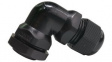 RND 465-00878 Bend Cable Gland, M18 x 1.5, Nylon, Black, IP68