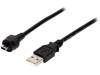 1310-1009-03 Кабель / адаптер; вилка USB A, вилка USB A mini; V: USB 2.0; IP67