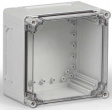 CPCF202013T Cubo C 200 x 200 x 132 мм, выбивные фланцы, прозрачная крышка, PC, IP 66/67