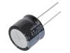 URS2D470MHD, Конденсатор: электролитический; THT; 47мкФ; 200ВDC; O18x15мм; ±20%, NICHICON