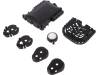 BALBOA CHASSIS WITH STABILITY CONVERSION, Шасси; Balboa; черный; Набор: механические элементы, POLOLU