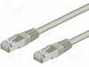 F/UTP6-CCA-300GY Patch cord; F/UTP; 6; многопров; CCA; ПВХ; серый; 30м
