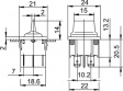 1819.1302 Промышленные тумблеры (вкл.)-выкл.-(вкл.) 2P