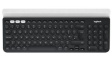920-008034 Keyboard with Integrated Stand, K780, DE Germany, QWERTZ, USB, Wireless/Bluetooth