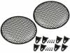 GRILL3100-BK, Декоративная решетка динамика; 10", 4CARMEDIA