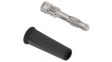 RND 350-00137 Banana Plug  diam.4mm Black 36A Solder