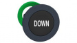 ZB5FA344 Pushbutton Head DOWN Black Flush Suitable for Harmony XB5