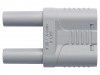 SKURZ 6100 / 19-4 IG 2MB NI / GR Соединительный мост; гнездо "банан" 4мм,2 вилки "банан" 4мм