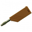 LAS N WS BRAUN / BROWN Plug diam. 4 mm Brown CAT I