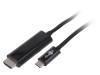 77528 Адаптер; High Speed; вилка HDMI, вилка USB C; 1,8м; Цвет: черный