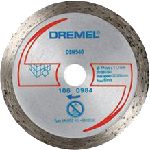 Dremel DSM540, Diamond cutting blade, Dremel