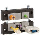 KEL 10/6 ATEX, Cable Entry Frame ATEX 99 x 58 mm IP54 Ex No. of grommets=6, Icotek