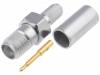 321-352-001 (SMA-50-R/2-RG58/N3.01) Вилка; SMA; "папа", reverse; прямой; 50Ом; RG58; обжим; на провод