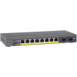 GS110TP-200EUS Коммутатор ProSafe Smart 8x 10/100/1000 2x SFP Настольный