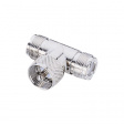 R155 780 000 UHF adapter, 2xfemale/1xmale