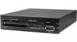 IB-865 3.5^ multi-function panel, USB 3.0, black