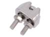 ZLK-2-A4, Rope clamp wire; acid resistant steel A4; for rope; Orope: 2mm, KRAFTBERG