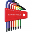 PB 410.H 6-25 RB L-Key Set for Torx-Screws T6, T7, T8, T9, T10, T15, T20, T25