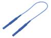 HSPL 8568/AWG16/50/BL, Измерительный провод; силикон; 0,5м; синий; 16А; 6кВDC; 6кВAC, Schutzinger