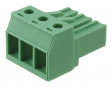 1804917 Female header Pitch 7.62 mm, 3 Poles