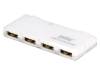 95671 Hub USB; USB 1.1,USB 2.0; белый; Кол-во портов:4; 480Мбит/с; 0,4м