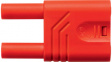 SKURZ 6760 / 19-4 IG 2MB Ni / RT Laboratory socket diam. 4 mm Red CAT II