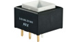 UB215KKW016CF Переключатель: кнопочный; Пол: 2; SPDT; 5A/125ВAC; ON-(ON)