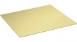 EN CW508L 0,8X300X300MM Sheet brass, semi-hard 300 x 300 x 0.8 mm