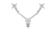 58.650 Viewlite Plus Adjustable Dual Monitor Arm 7kg 75x75/100x100 White