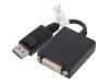 AK-340409-001-S, Адаптер; вилка DisplayPort, гнездо DVI-I (24+5); 150мм; черный, ASSMANN