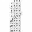 69001-816 Штекерный разъем 96 P. a, b, c