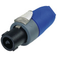 NL2FX Вилка; SpeakON; "мама"; PIN:2; на провод; 30А; 250В; 1,5?4мм2