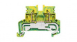 1933760000 Terminal Block, Clamp, 2 Poles, 2.5mm2, Green / Yellow