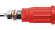 SEPB 6447 NI / RT Laboratory socket diam. 4 mm Red CAT III