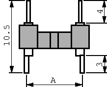 160-10-314-00-001, Fork-contact socket, DIL 14 Gold-plated, Preci-Dip