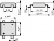 S250-SLIM Bridge rectifier 600 V 0.8 A MiniDIL