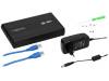 UA0107 Корпус для дисков:3,5"; USB 1.1,USB 2.0,USB 3.0; черный