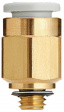 KQ2H04-M5A Straight plug-in connector M5-4.0 mm