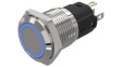 82-4551.2124 Illuminated Pushbutton 1CO, IP65/IP67, LED, Blue, Maintained Function