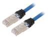 STP6X5MBU Patch cord; S/FTP,TX6A™ 10Gig; 6a; многопров; Cu; LSZH; синий